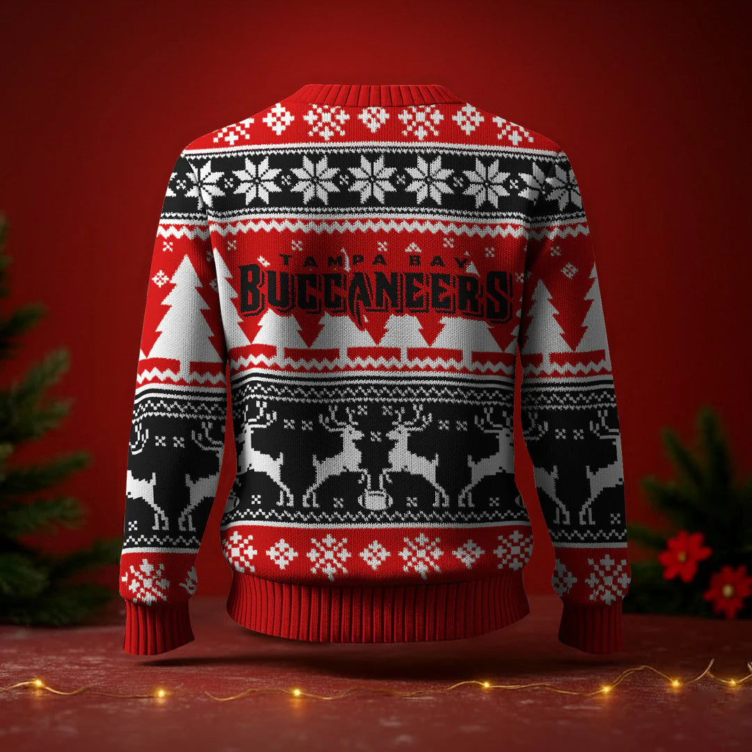LIMITED EDITION - NEW CUSTOMIZED NFL10 TBB TAMPA BAY BUCCANEERS UGLY SWEATER