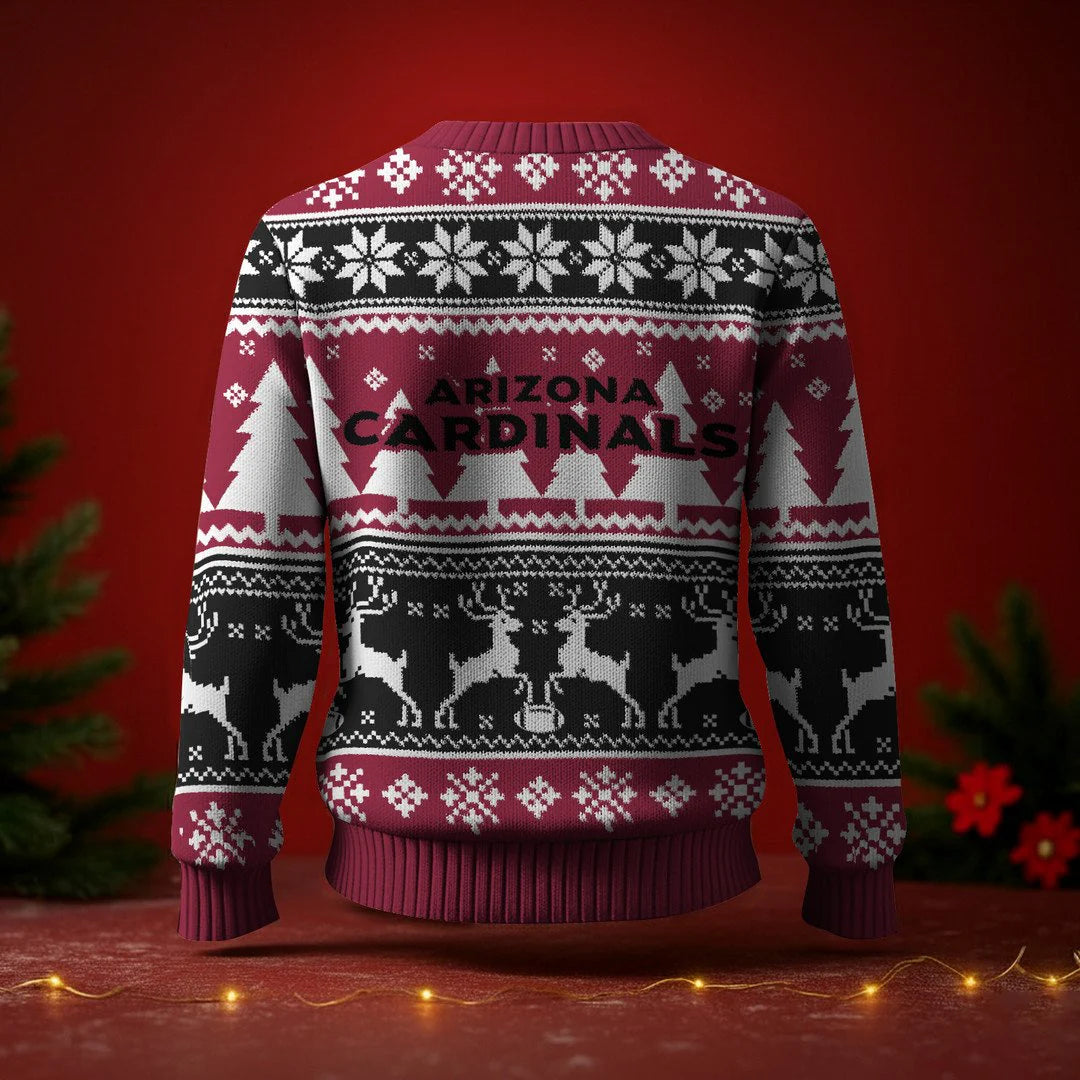 LIMITED EDITION - NEW CUSTOMIZED NFL20 ARC ARIZONA CARDINALS UGLY SWEATER