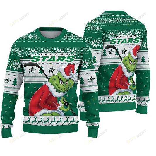 LIMITED EDITION - NEW CUSTOMIZED NHL15 DLS DALLAS STARS UGLY SWEATER