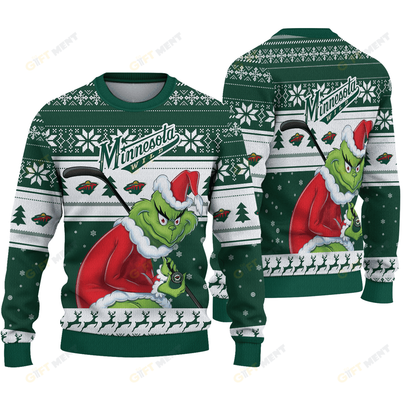 LIMITED EDITION - NEW CUSTOMIZED NHL13 MNW MINNESOTA WILD UGLY SWEATER