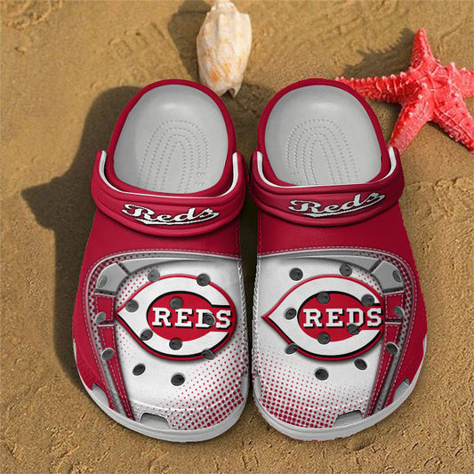 LIMITED EDITION - NEW CUSTOMIZED MLB05 CRS CINCINNATI REDS CLOGS