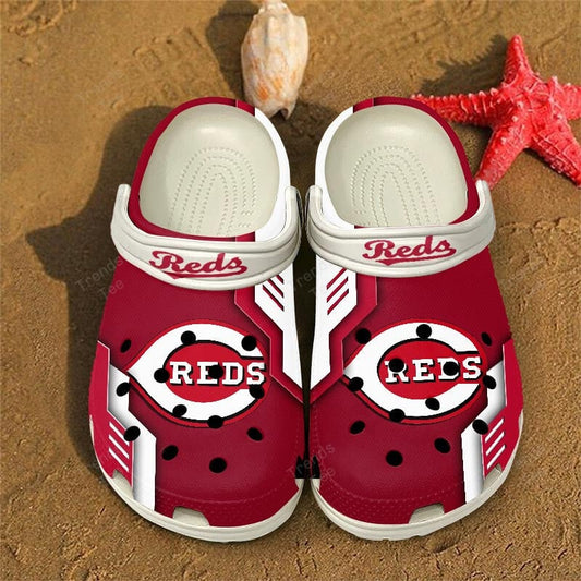 LIMITED EDITION - NEW CUSTOMIZED MLB05 CRS CINCINNATI REDS CLOGS
