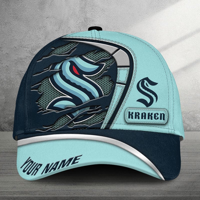 [SUPER SALE] NEW CUSTOMIZED NHL20 STK SEATTLE KRAKEN CLASSIC CAP