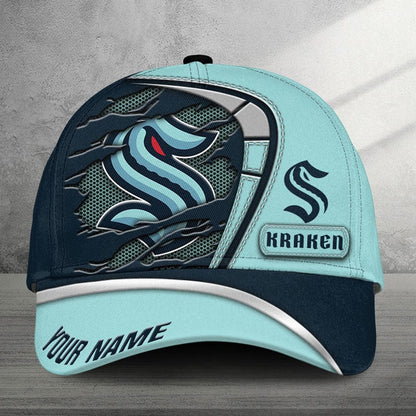[SUPER SALE] NEW CUSTOMIZED NHL20 STK SEATTLE KRAKEN CLASSIC CAP