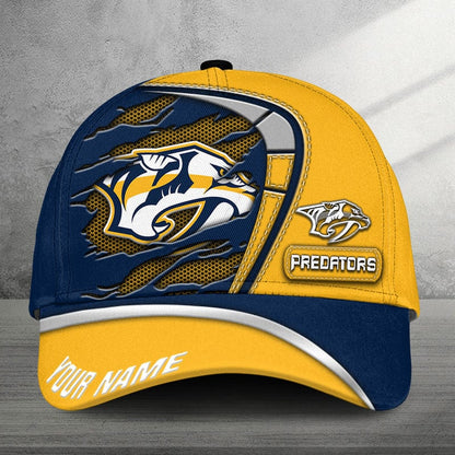 [SUPER SALE] NEW CUSTOMIZED NHL31 NVP NASHVILLE PREDATORS CLASSIC CAP