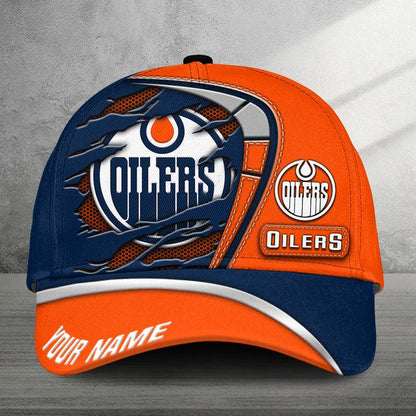 [SUPER SALE] NEW CUSTOMIZED NHL03 EMO EDMONTON OILERS CLASSIC CAP