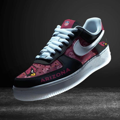 LIMITED EDITION - NEW CUSTOMIZED NFL20 ARC ARIZONA CARDINALS AF1 SNEAKERS