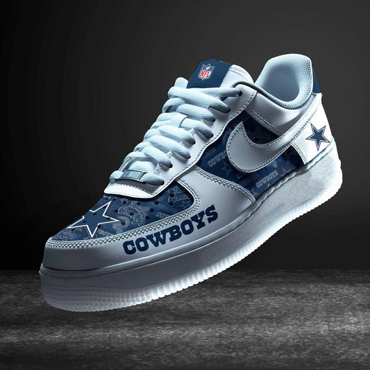 LIMITED EDITION - NEW CUSTOMIZED NFL21 DCB DALLAS COWBOYS AF1 SNEAKERS