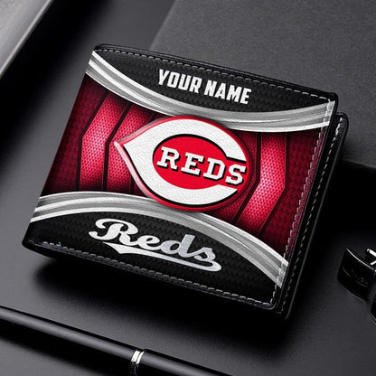 LIMITED EDITION - NEW CUSTOMIZED MLB05 CRS CINCINNATI REDS LEATHER WALLET