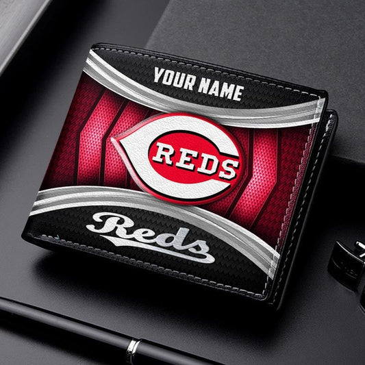LIMITED EDITION - NEW CUSTOMIZED MLB05 CRS CINCINNATI REDS LEATHER WALLET