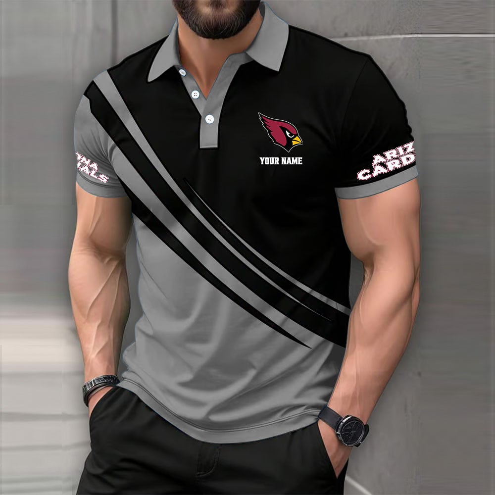 LIMITED EDITION - NEW CUSTOMIZED NFL20 ARC ARIZONA CARDINALS POLO SHIRT