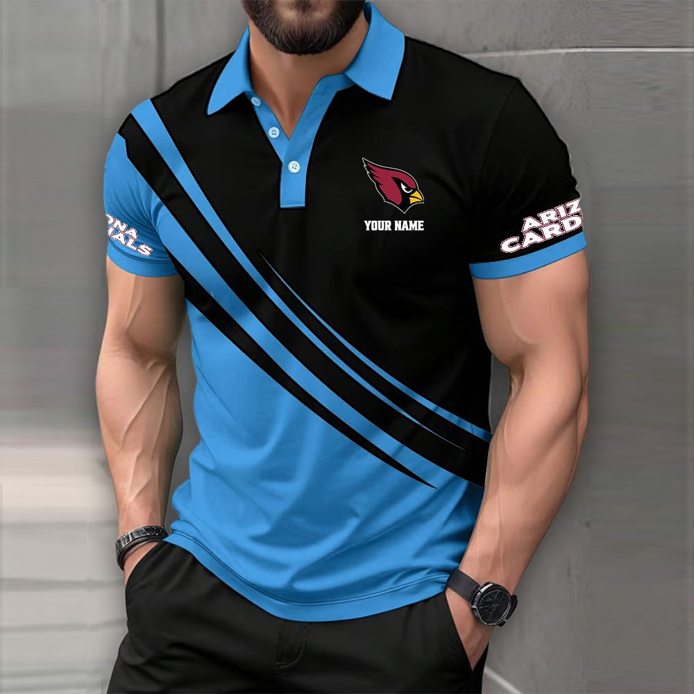 LIMITED EDITION - NEW CUSTOMIZED NFL20 ARC ARIZONA CARDINALS POLO SHIRT
