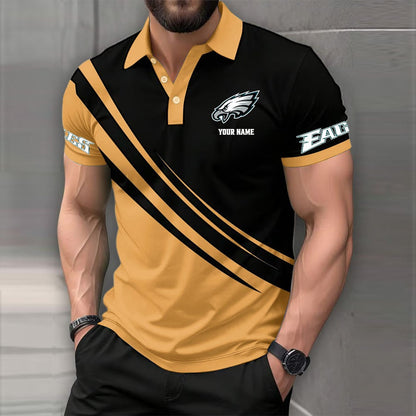 LIMITED EDITION - NEW CUSTOMIZED NFL02 PPE PHILADELPHIA EAGLES POLO SHIRT