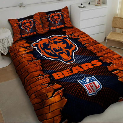 LIMITED EDITION - NEW PREMIUM NFL26 CCB CHICAGO BEARS BEDDING SET