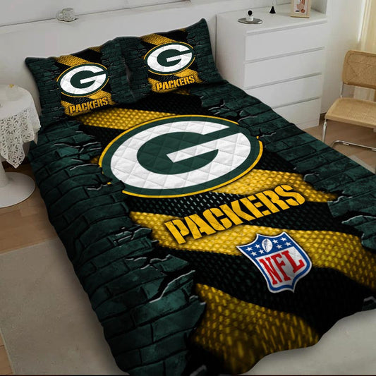 LIMITED EDITION - NEW PREMIUM NFL08 GBP GREEN BAY PACKERS BEDDING SET