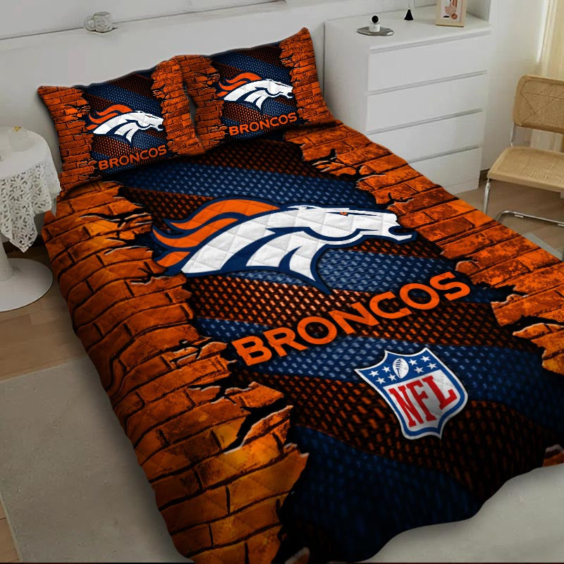 LIMITED EDITION - NEW PREMIUM NFL13 DVB DENVER BRONCOS BEDDING SET