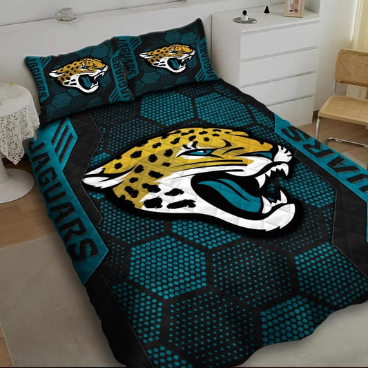 LIMITED EDITION - NEW PREMIUM NFL30 JSJ JACKSONVILLE JAGUARS BEDDING SET