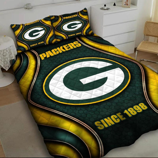 LIMITED EDITION - NEW PREMIUM NFL08 GBP GREEN BAY PACKERS BEDDING SET