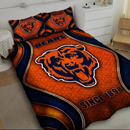 LIMITED EDITION - NEW PREMIUM NFL26 CCB CHICAGO BEARS BEDDING SET