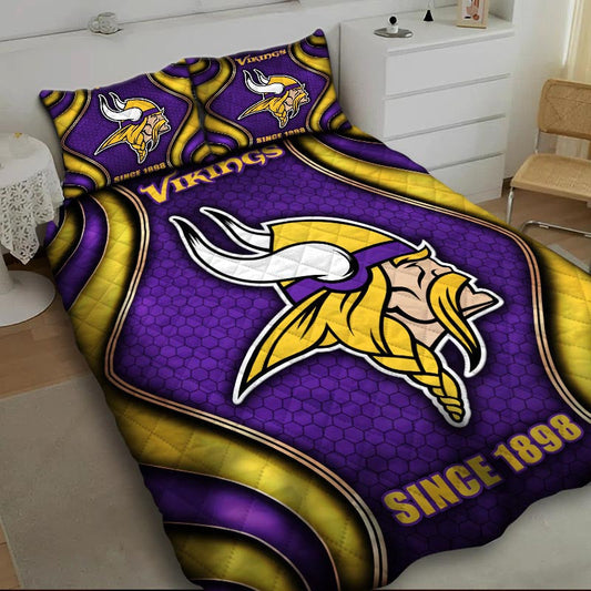 LIMITED EDITION - NEW PREMIUM NFL05 MVK MINNESOTA VIKINGS BEDDING SET