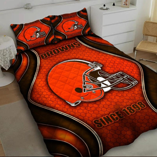 LIMITED EDITION - NEW PREMIUM NFL29 CLB CLEVELAND BROWNS BEDDING SET