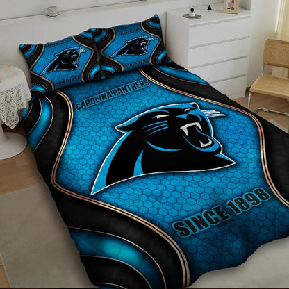 LIMITED EDITION - NEW PREMIUM NFL23 CLP CAROLINA PANTHERS BEDDING SET