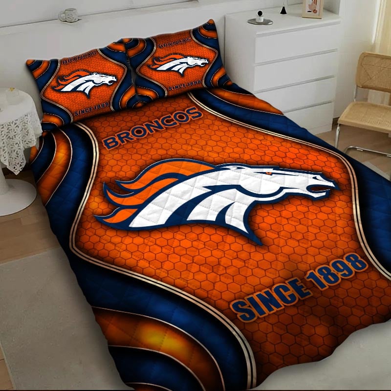 LIMITED EDITION - NEW PREMIUM NFL13 DVB DENVER BRONCOS BEDDING SET