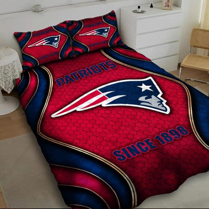 LIMITED EDITION - NEW PREMIUM NFL27 NEP NEW ENGLAND PATRIOTS BEDDING SET