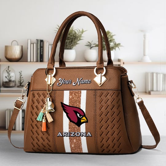 LIMITED EDITION - NEW CUSTOMIZED NFL20 ARC ARIZONA CARDINALS ZIP HANDBAG MULTICOLOR