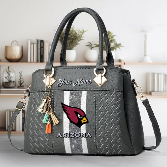 LIMITED EDITION - NEW CUSTOMIZED NFL20 ARC ARIZONA CARDINALS ZIP HANDBAG MULTICOLOR