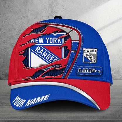 [SUPER SALE] NEW CUSTOMIZED NHL24 NYR NEW YORK RANGERS CLASSIC CAP