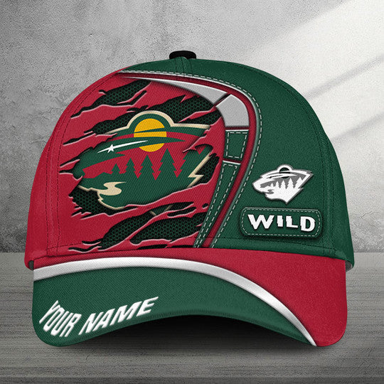 [SUPER SALE] NEW CUSTOMIZED NHL13 MNW MINNESOTA WILD CLASSIC CAP