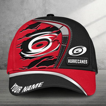 [SUPER SALE] NEW CUSTOMIZED NHL07 CLH CAROLINA HURRICANES CLASSIC CAP