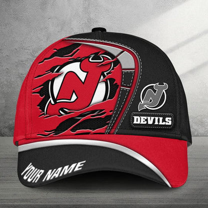 [SUPER SALE] NEW CUSTOMIZED NHL06 NJD NEW JERSEY DEVILS CLASSIC CAP