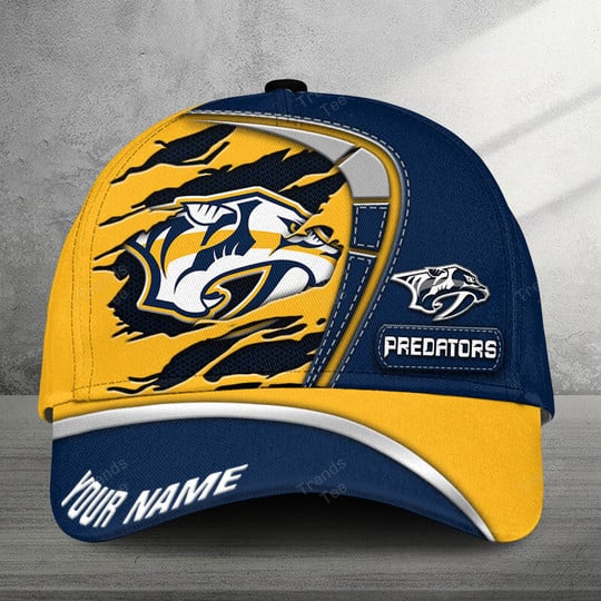 [SUPER SALE] NEW CUSTOMIZED NHL31 NVP NASHVILLE PREDATORS CLASSIC CAP