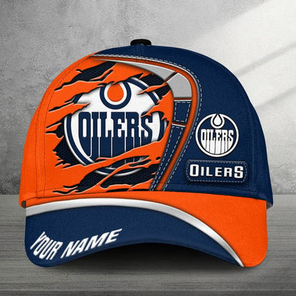 [SUPER SALE] NEW CUSTOMIZED NHL03 EMO EDMONTON OILERS CLASSIC CAP