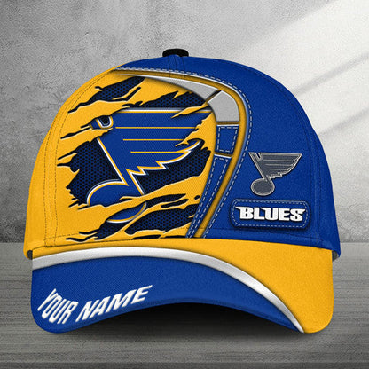 [SUPER SALE] NEW CUSTOMIZED NHL14 SLB ST. LOUIS BLUES CLASSIC CAP