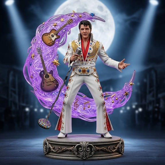 New Elvis Presley Premium Acrylic Display Plaque - Perfect Gift For Fans
