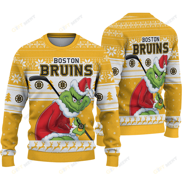 LIMITED EDITION - NEW CUSTOMIZED NHL02 BTB BOSTON BRUINS UGLY SWEATER