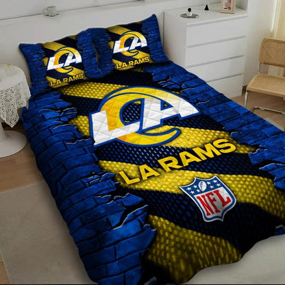 LIMITED EDITION - NEW PREMIUM NFL22 LAR LOS ANGELES RAMS BEDDING SET