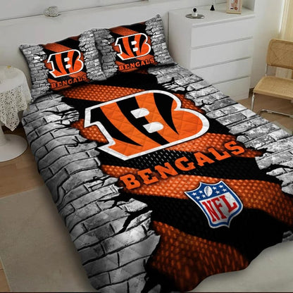 LIMITED EDITION - NEW PREMIUM NFL16 CCB CINCINNATI BENGALS BEDDING SET