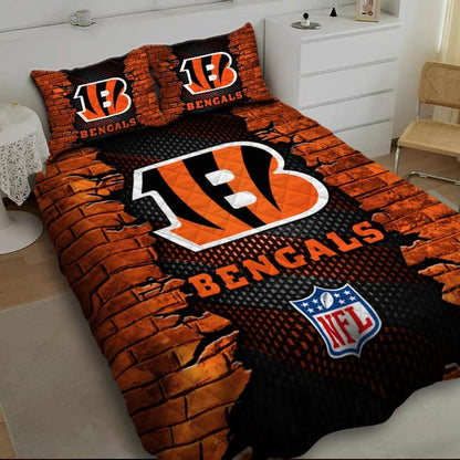 LIMITED EDITION - NEW PREMIUM NFL16 CCB CINCINNATI BENGALS BEDDING SET