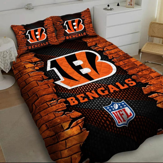 LIMITED EDITION - NEW PREMIUM NFL16 CCB CINCINNATI BENGALS BEDDING SET