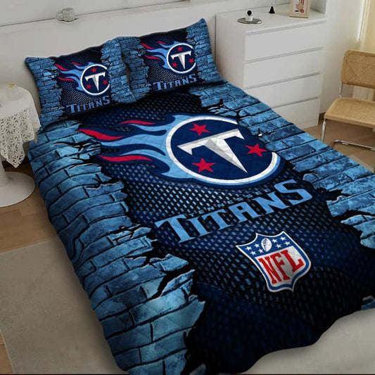 LIMITED EDITION - NEW PREMIUM NFL31 TST TENNESSEE TITANS BEDDING SET