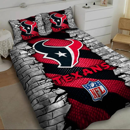 LIMITED EDITION - NEW PREMIUM NFL15 HTT HOUSTON TEXANS BEDDING SET