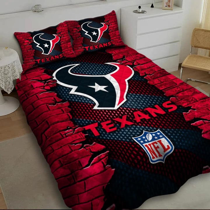 LIMITED EDITION - NEW PREMIUM NFL15 HTT HOUSTON TEXANS BEDDING SET