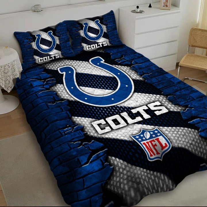 LIMITED EDITION - NEW PREMIUM NFL17 IDC INDIANAPOLIS COLTS BEDDING SET