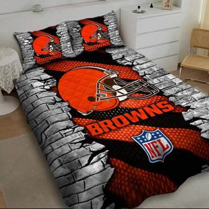 LIMITED EDITION - NEW PREMIUM NFL29 CLB CLEVELAND BROWNS BEDDING SET