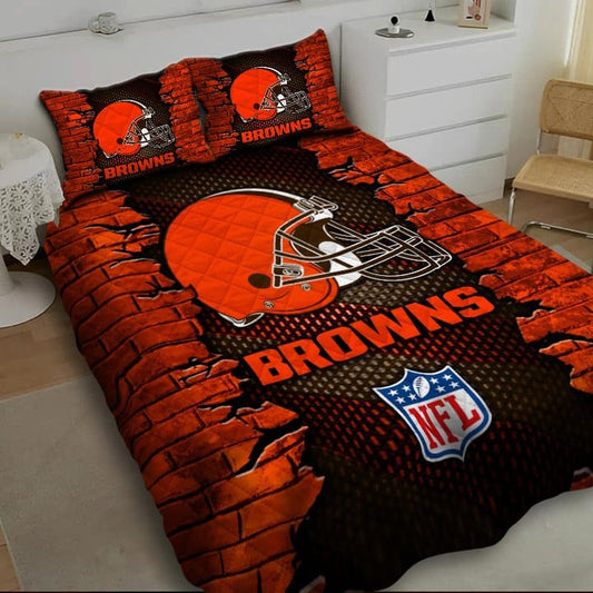 LIMITED EDITION - NEW PREMIUM NFL29 CLB CLEVELAND BROWNS BEDDING SET
