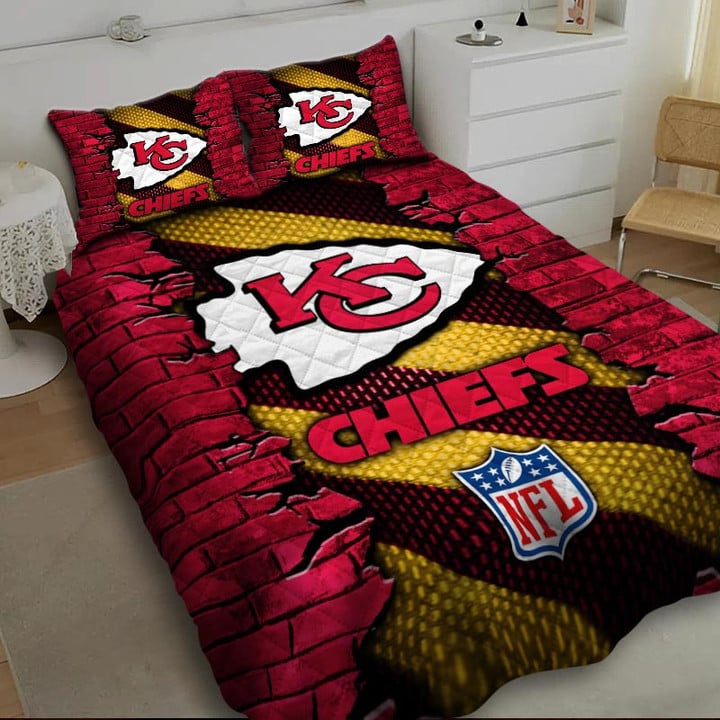 LIMITED EDITION - NEW PREMIUM NFL01 KCC KANSAS CITY CHIEFS BEDDING SET